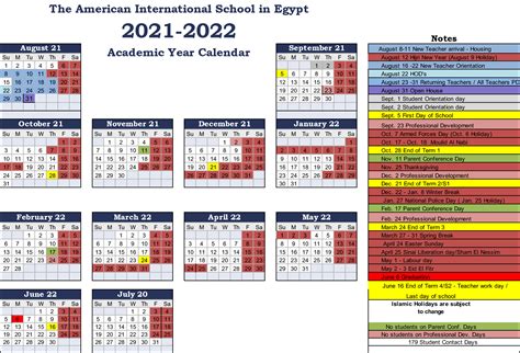 Ggusd Calendar 2022 23